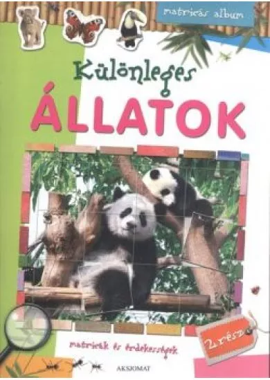 Különleges állatok 2. /Matricás album