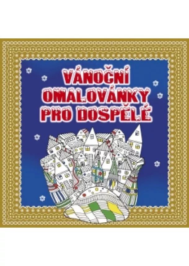 autora nemá - Vánoční omalovánky pro dospělé