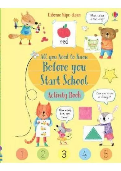 Wipe-Clean All You Need to Know Before You Start School Activity Book