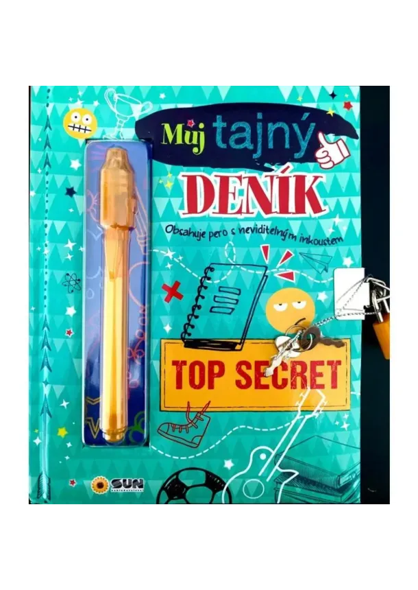 Můj tajný deník na klíček Top secret (zelený)