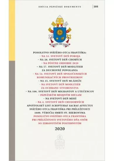 Posolstvá a vybrané dokumenty Svätého Otca Františka na rok 2020