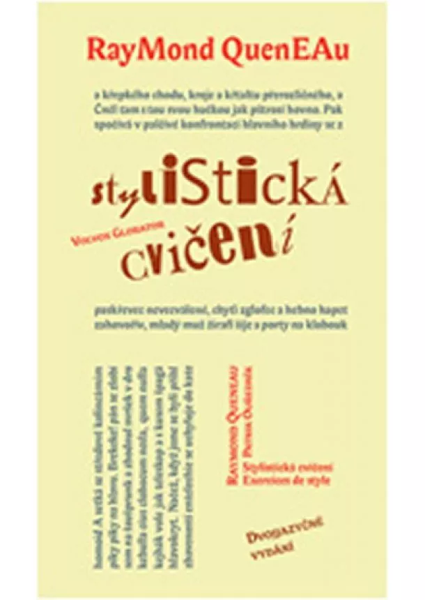 Raymond Queneau - Stylistická cvičení (dvojjazyčné vydání)