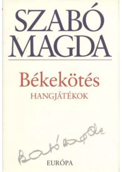 BÉKEKÖTÉS