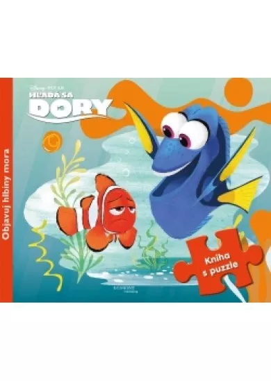 Hľadá sa Dory - Kniha s puzzle