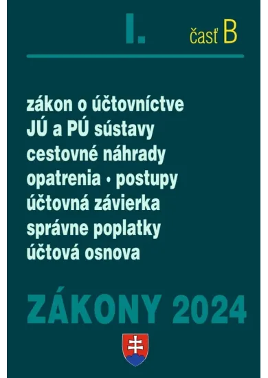 Zákony 2024 I/B