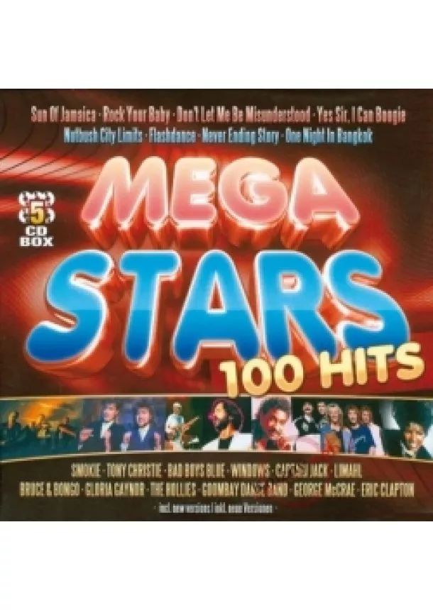 autor neuvedený - 100 Hits Megastars 5CD