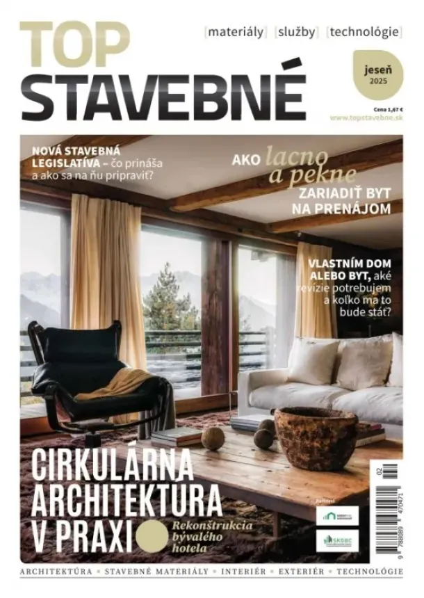 Top stavebné materiály, služby, technológie jeseň 2025