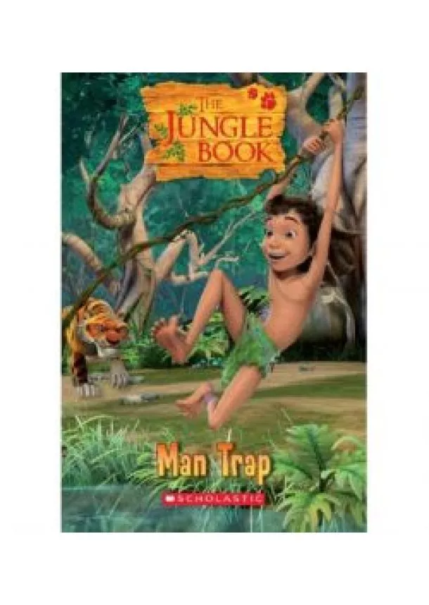 Popcorn ELT Readers 1: Man Trap - The Jungle Book1 with CD