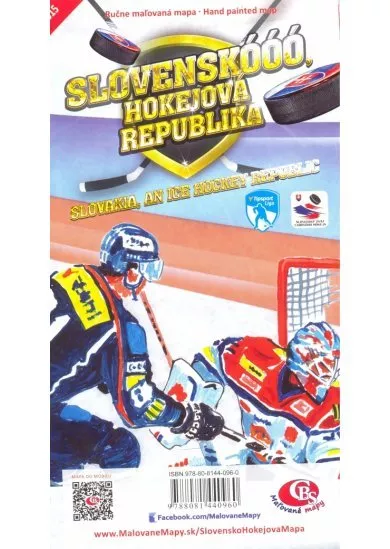 Slovensko - Hokejová republika - hokejová mapa