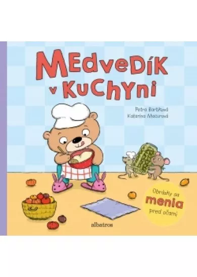 Medvedík v kuchyni