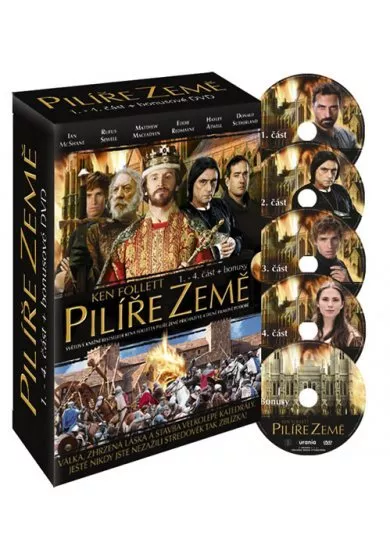 Pilíře země 1.- 4. část - DVD (+bonusy)