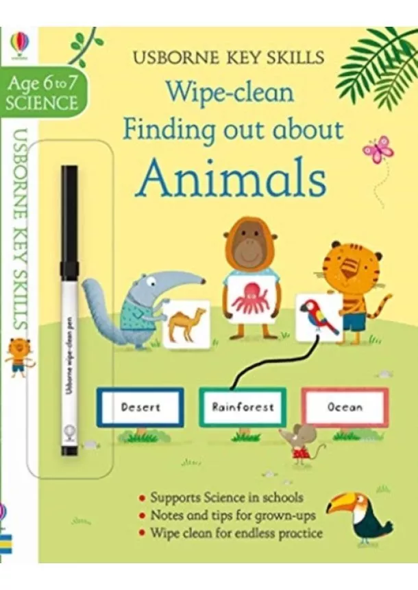 Hannah (EDITOR) Watson - Wipe-Clean Finding Out About Animals 6-7