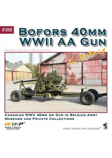 Bofors 40mm WW II. AA gun