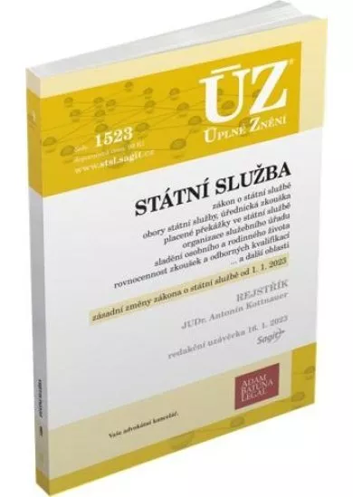 ÚZ 1523 Státní služba
