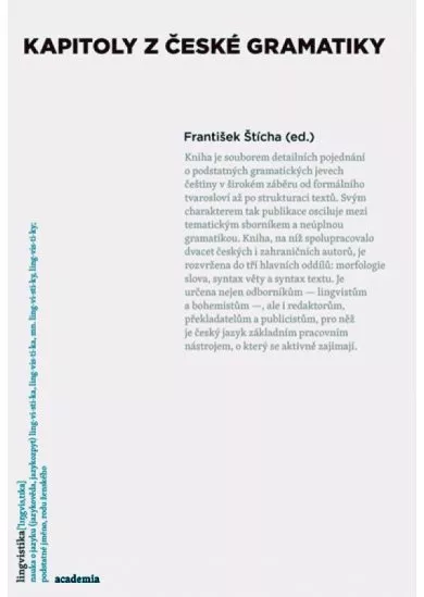 Kapitoly z české gramatiky