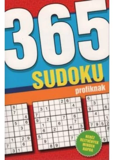 365 Sudoku profiknak - Nehéz rejtvények minden napra (kék)