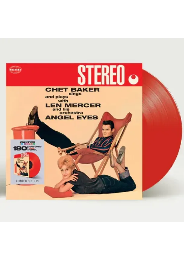 Chet Baker, WAX TIME - Chet Baker:  Angel Eyes (180g, red vinyl, reissue)