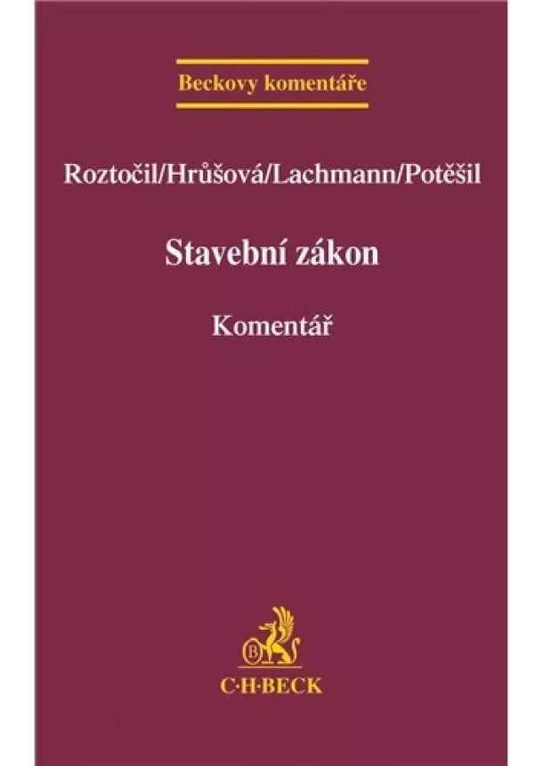 kolektív autorov - Stavební zákon. Komentář