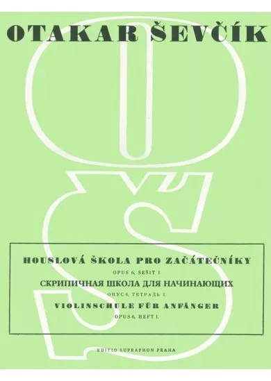 Houslová škola pro začátečníky op. 6, sešit I