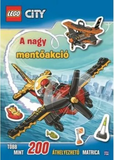 Lego City: A nagy mentőakció /Matricás foglalkoztató