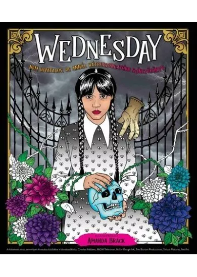 Wednesday - Nem hivatalos, de annál hátborzongatóbb színezőkönyv