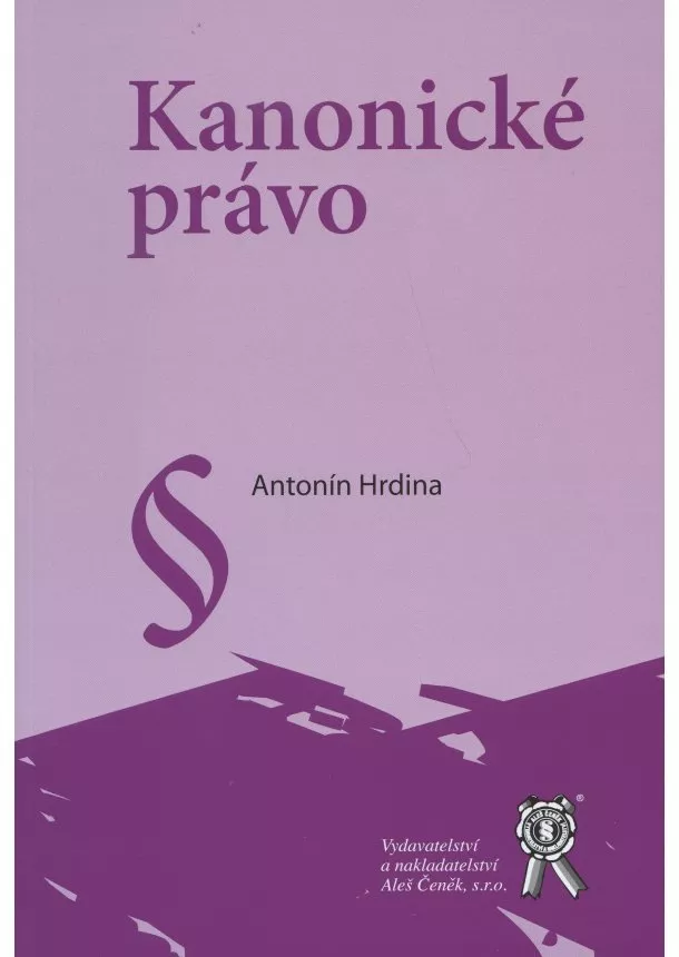 Antonín Hrdina - Kanonické právo, 2.vyd