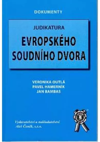Judikatura Evropského soudního dvora