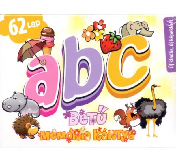 Kártya - Abc betű memória kártya