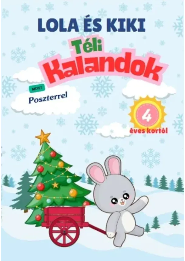 Foglalkoztató - Lola és Kiki téli kalandok - 4 éves kortól