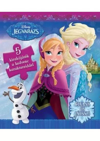 Jégvarázs - Olvass és játssz! /5 kirakójáték a kedvenc karaktereiddel