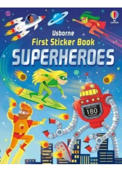 First Sticker Book Superheroes