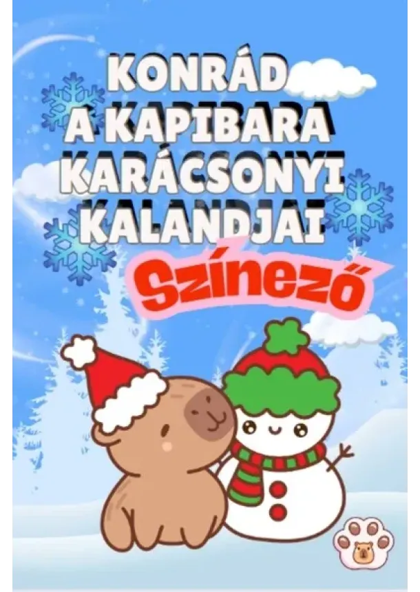 Foglalkoztató - Konrád a kapibara karácsonyi kalandjai §K