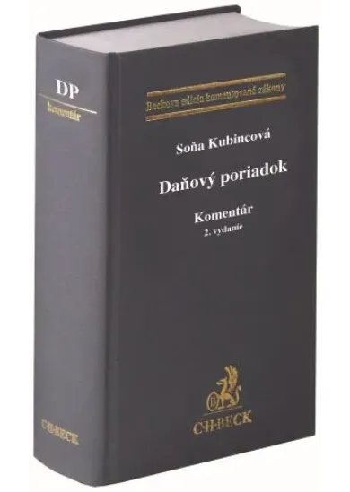 Daňový poriadok. Komentár (2. vydanie)