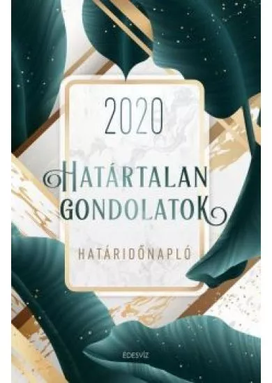 Határtalan gondolatok határidőnapló 2020.