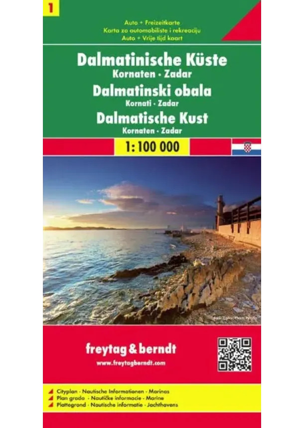 autor neuvedený - Dalmácie 1. 1:100 000 - Automapa