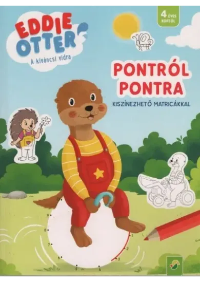 Eddie Otter: Pontról pontra kiszínezhető matricákkal