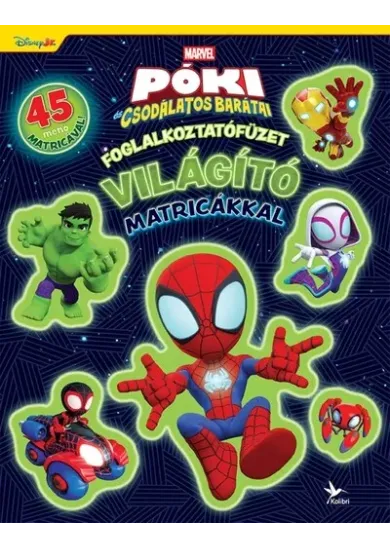 Foglalkoztatófüzet világító matricákkal - Póki