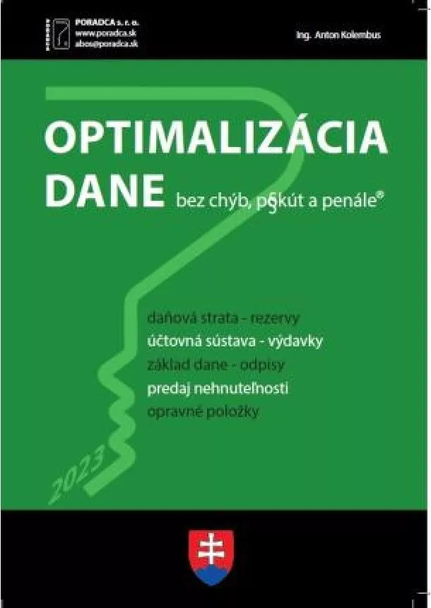 Anton Kolembus - Optimalizácia dane, bez chýb, pokút a penále