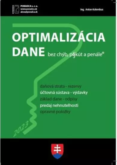 Optimalizácia dane, bez chýb, pokút a penále