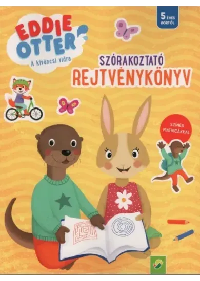 Eddie Otter: Szórakoztató rejtvénykönyv - Színes matricákkal