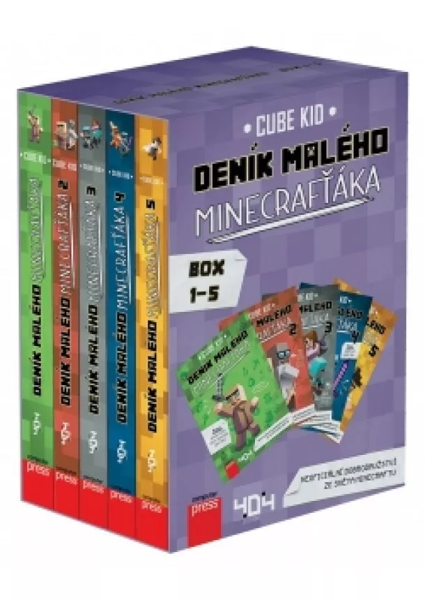 Cube Kid - Deník malého Minecrafťáka BOX 1-5