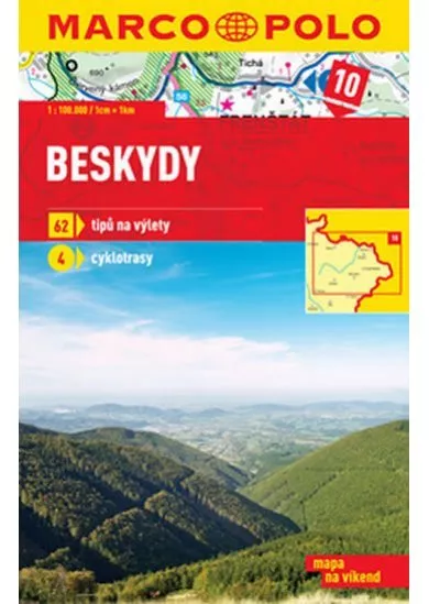 Beskydy 10 - mapa 1:100 000