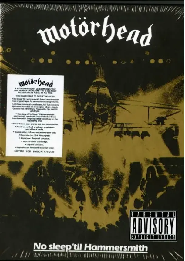Motorhead - Motorhead: No Sleep ´Til Hammersmith (Deluxe) - 4CD