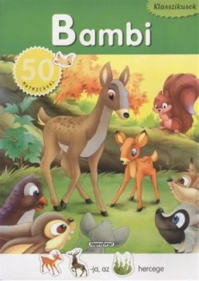 Klasszikusok 50 matricával - BAMBI