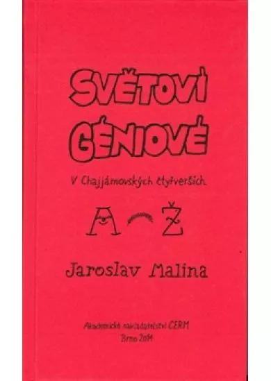 Světoví géniové v Chajjámovských čtyřverších (A-Ž)