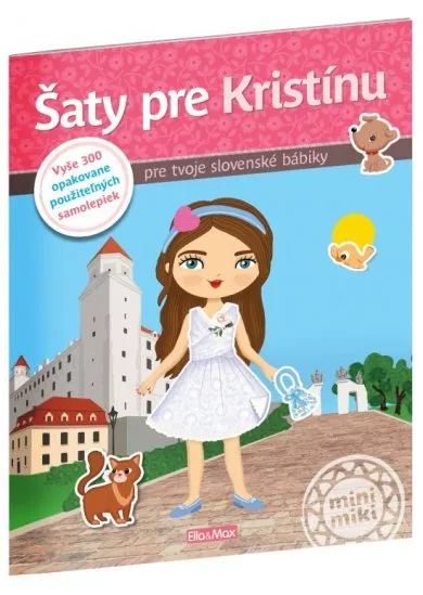 Šaty pre KRISTÍNU - Kniha samolepiek