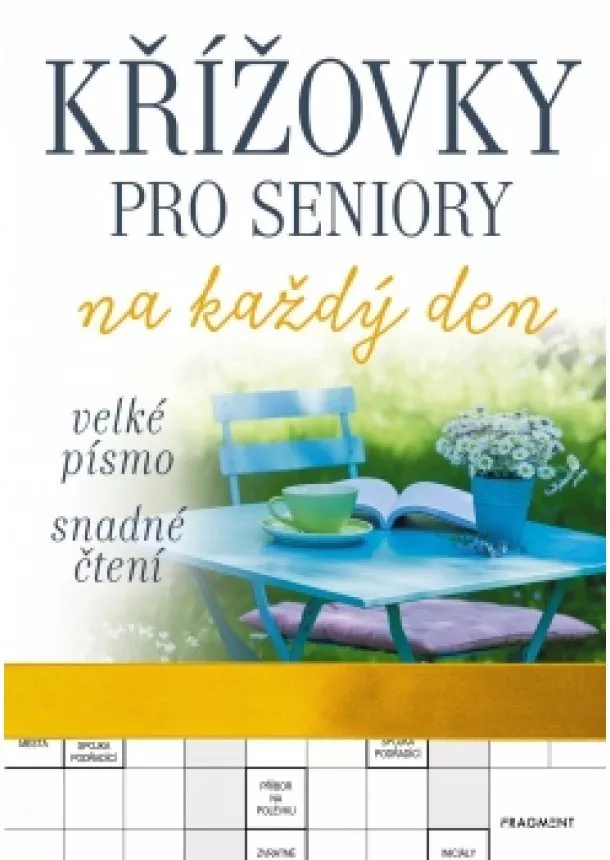 autora nemá - Křížovky pro seniory na každý den 4 (žluté)