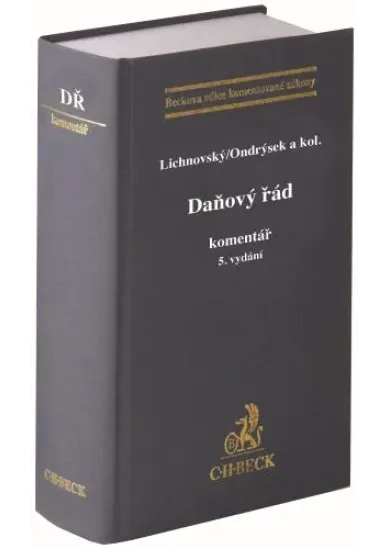 Daňový řád. Komentář (5. vydání)