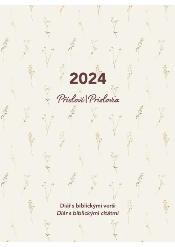 Kristína Šimková - Diář s biblickými verší 2024 - Přísloví - Heavenly Paper