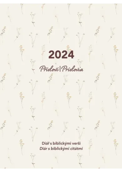 Diář s biblickými verší 2024 - Přísloví - Heavenly Paper